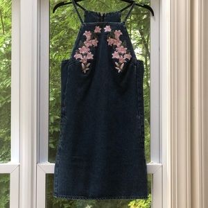Topshop denim dress
